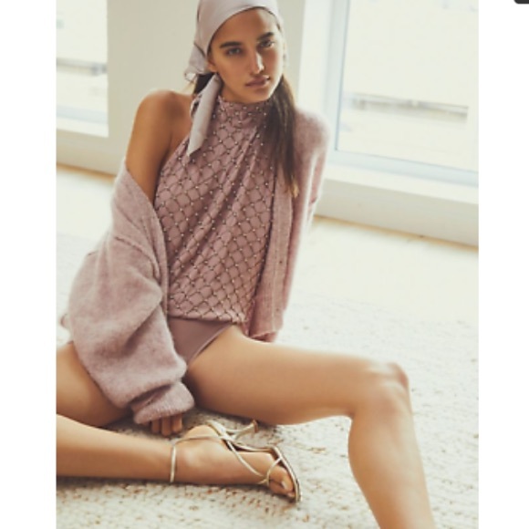 Free People Bling Bling Cha Ching Bodysuit… - Picture 1 of 5